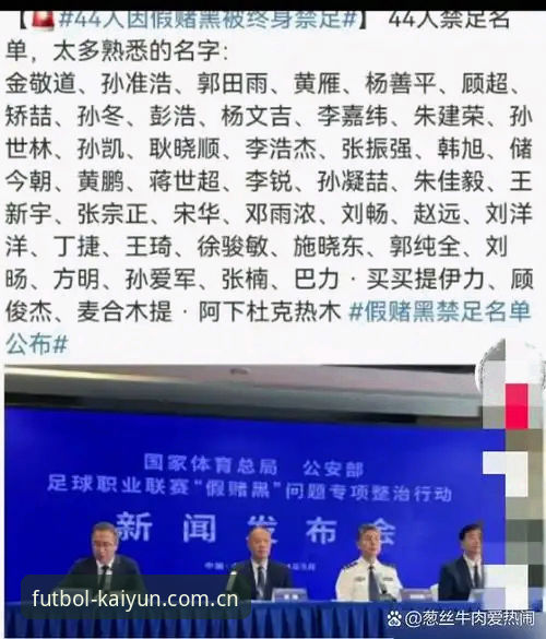 揭秘足协第三批禁足名单：kaiyun世界杯平台用户如何读懂这场行业地震